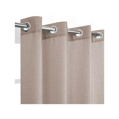 Rideau occultant thermique Dario, taupe  l.135 x H.260 cm  - Sanifer Tamatave