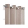 Rideau occultant thermique Dario, taupe  l.135 x H.260 cm  - Sanifer Tamatave