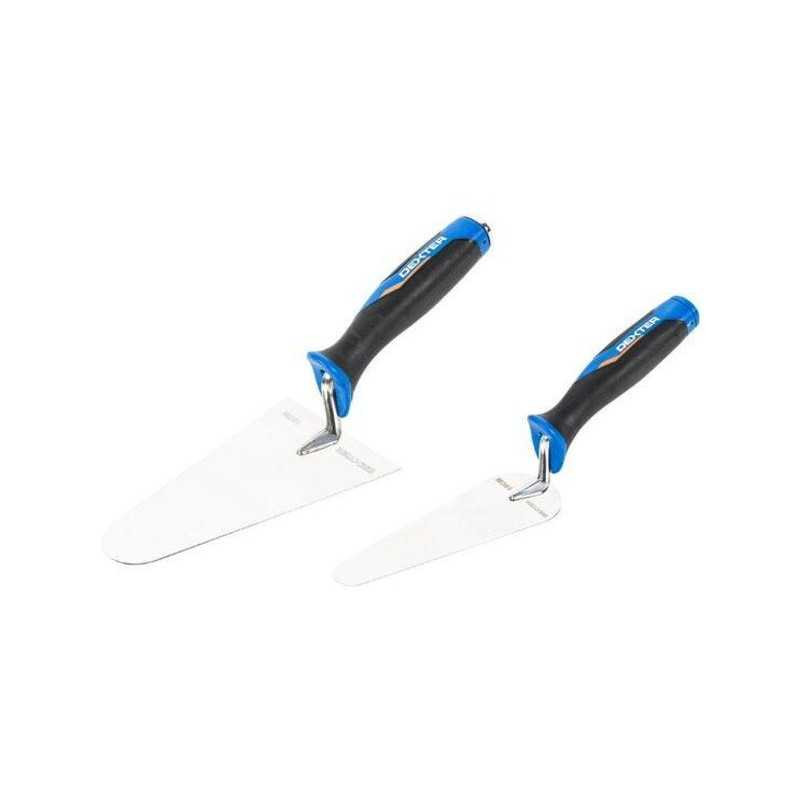  Lot de 2 truelles rondes en inox lame de 18 cm Dexter  - Sanifer Tamatave