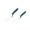  Lot de 2 truelles rondes en inox lame de 18 cm Dexter  - Sanifer Tamatave