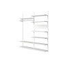  Crémaillère double acier h 200 cm entraxe 50 mm  - Sanifer Tamatave