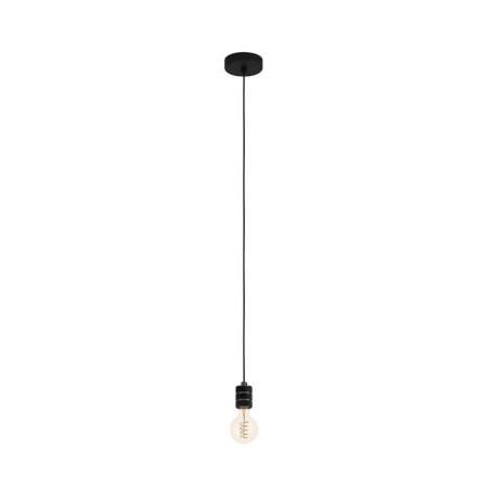  Suspension noir sans ampoule YORTH   E27 40W H1500 EGLO - Sanifer Tamatave