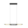  Suspension noir/doré led  Lanacera 2X12,5/15,5W L965 H150 EGLO - Sanifer Tamatave