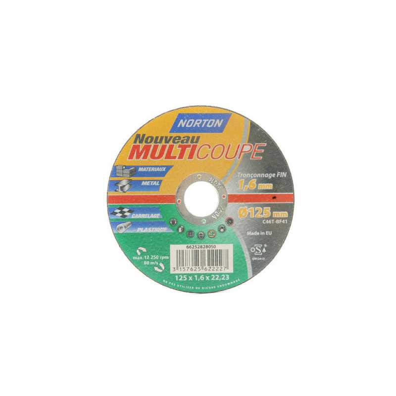 Disque tronçonneuse multicoupe 125X1,6  - Sanifer Tamatave