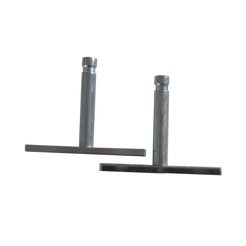  Fixation invisible gris lot de 2  - Sanifer Tamatave