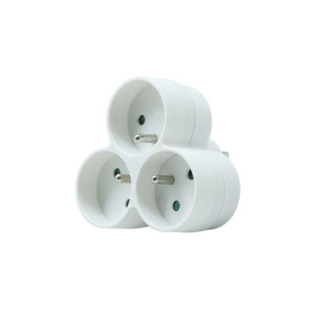  Triplite sans fil 3 prises blanc  - Sanifer Tamatave