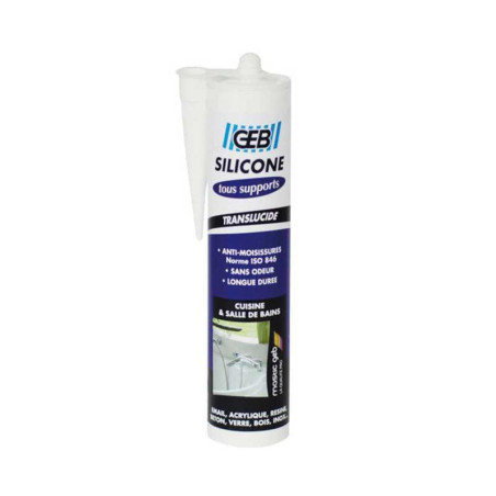  Silicone pour joint transparent 280  ml  - Sanifer Tamatave