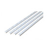  Lot de 4 crémaillère simple blanc e50 200cm  - Sanifer Tamatave