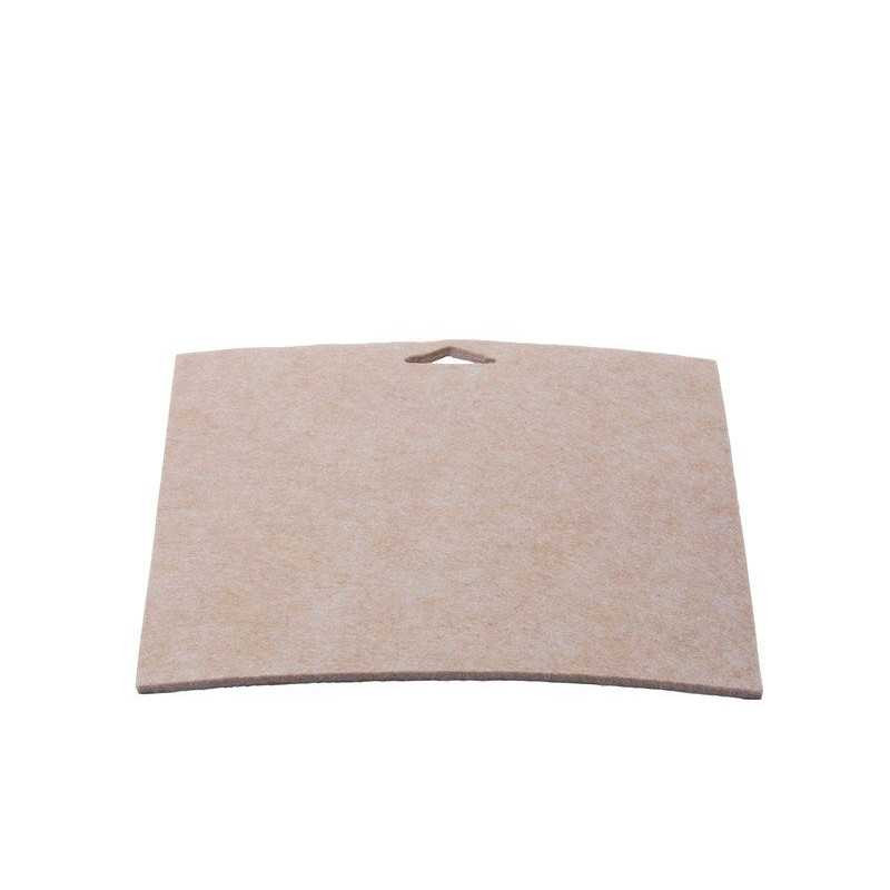  Plaque feutre+adhésif noir 200x200mm Standers  - Sanifer Tamatave