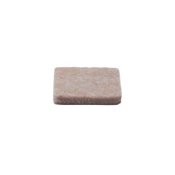  Lot de 8 plaques feutre 25x25mm beige Standers  - Sanifer Tamatave