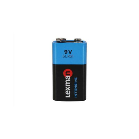  Pile alcaline power+ 9v 6lr61 lexman  - Sanifer Tamatave