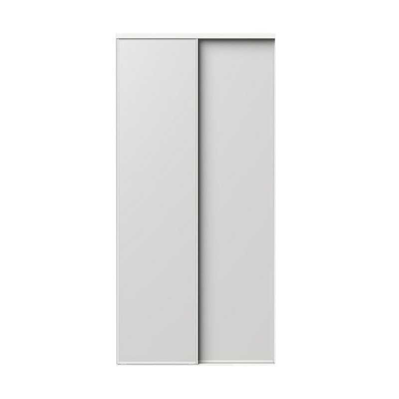 Portes de placard coulissantes 2 portes l 120 x h  250 cm blanc  - Sanifer Tamatave