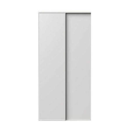 Portes de placard coulissantes 2 portes l 120 x h  250 cm blanc  - Sanifer Tamatave