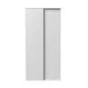 Portes de placard coulissantes 2 portes l 120 x h  250 cm blanc  - Sanifer Tamatave