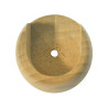  Lot de 2 naissances tringle à rideau design 28 mm chê ne verni  Inspire  - Sanifer Tamatave
