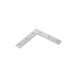  Equerre d'assemblage plate acier zingué  l 120 mm  - Sanifer Tamatave