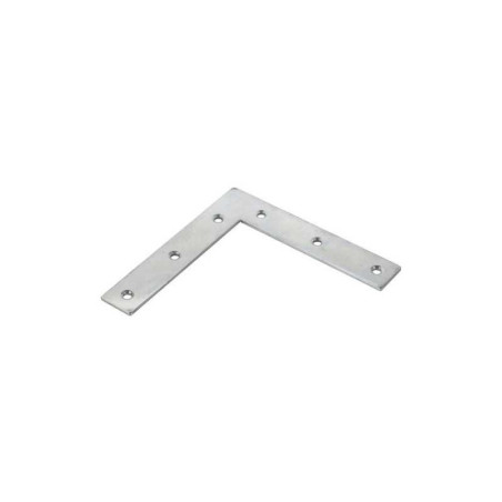  Equerre d'assemblage plate acier zingué  l 120 mm  - Sanifer Tamatave