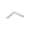  Equerre d'assemblage plate acier zingué  l 120 mm  - Sanifer Tamatave