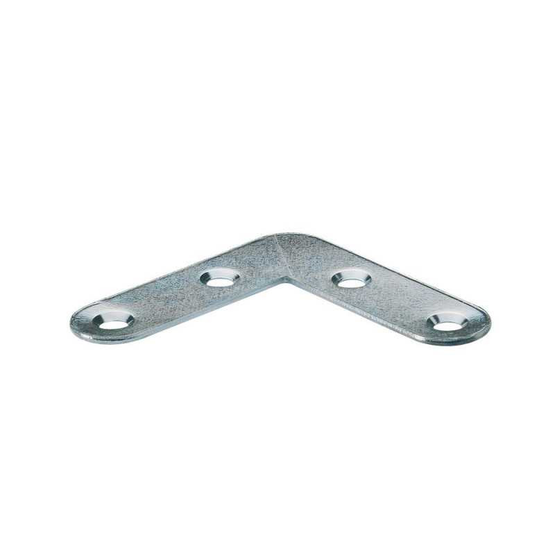  Equerre d'assemblage plate acier zingué  l 40 mm  - Sanifer Tamatave