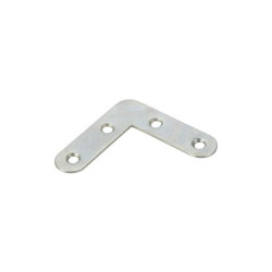  Equerre d'assemblage plate acier zingué  l 60 mm  - Sanifer Tamatave