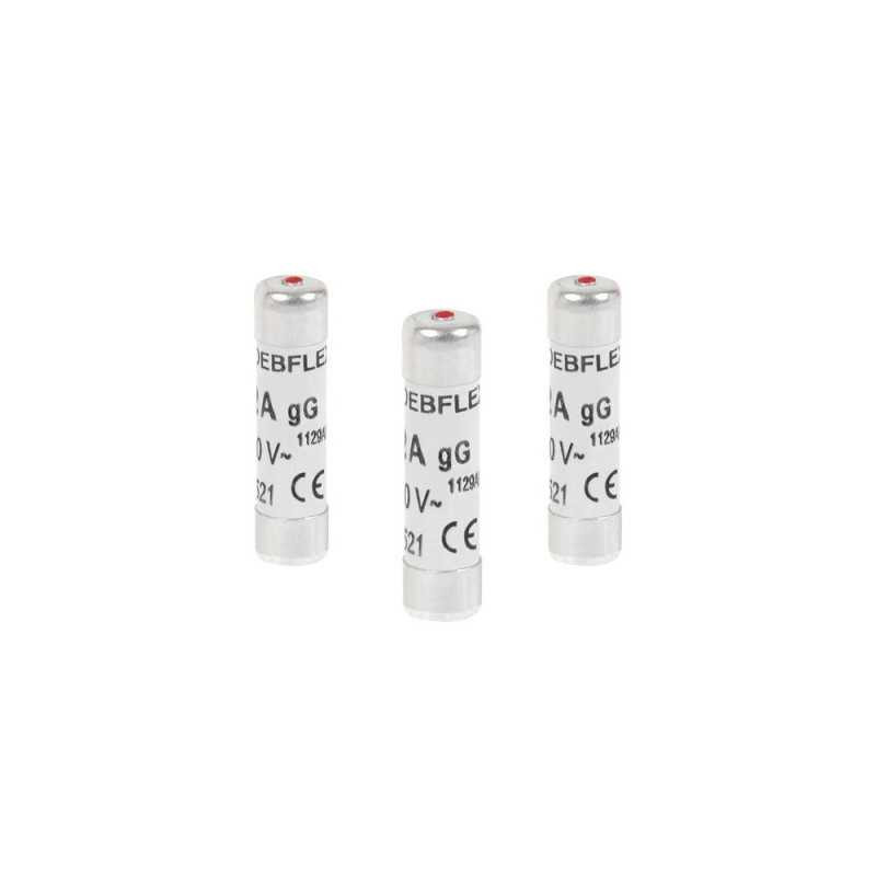  Lot de 3 fusibles céramique 20 a 8 5 x 31 5 mm  - Sanifer Tamatave