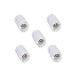  Lot de 5 douilles electriques automatique B22 polyamide blanc  - Sanifer Tamatave