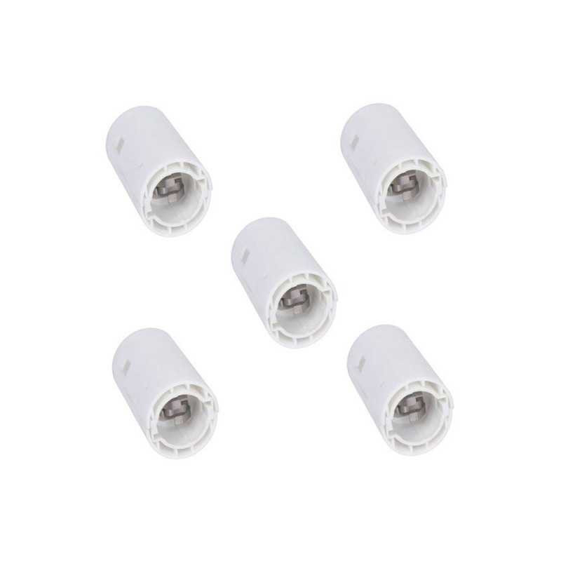  Lot de 5 douilles electriques automatique B22 polyamide blanc  - Sanifer Tamatave