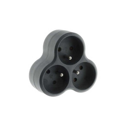  Triplite filaire 3 prises gris zenitech  - Sanifer Tamatave