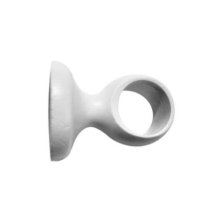  Support de tringle à rideau 28 mm blanc satiné  - Sanifer Tamatave