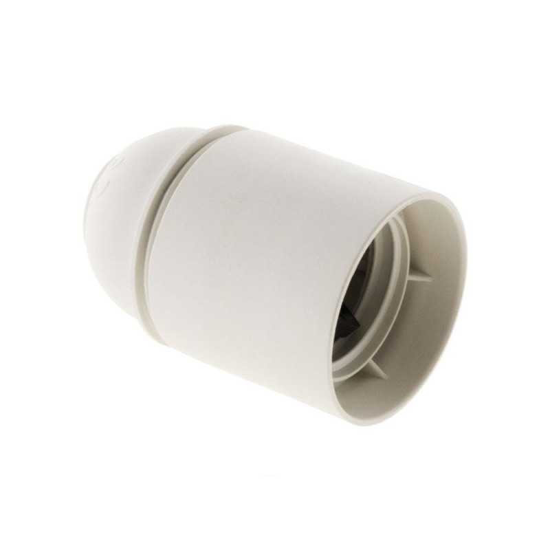 Douille E27 plastique lisse blanc hbf  - Sanifer Tamatave
