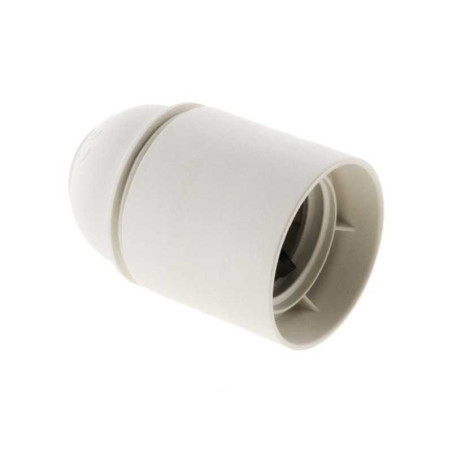 Douille E27 plastique lisse blanc hbf  - Sanifer Tamatave