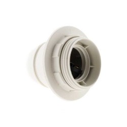  Douille E27 filete polyester blanc  - Sanifer Tamatave