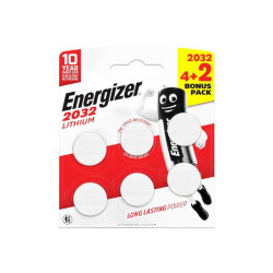  Lot de 4 + 2 piles bouton cr2032 - dl2032 ultimate lithium 3 v energizer  - Sanifer Tamatave