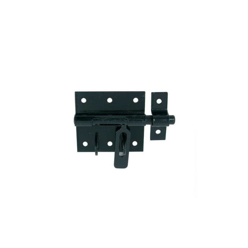  Verrou de box porte cadenas acier prépeint h 100 x l 150 x p 25 mm  - Sanifer Tamatave