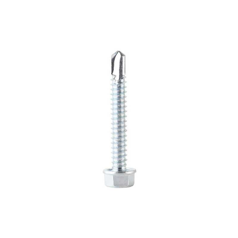  Vis à tôle tête hexagonale 6 3x45 acier zingue sac de 6  - Sanifer Tamatave