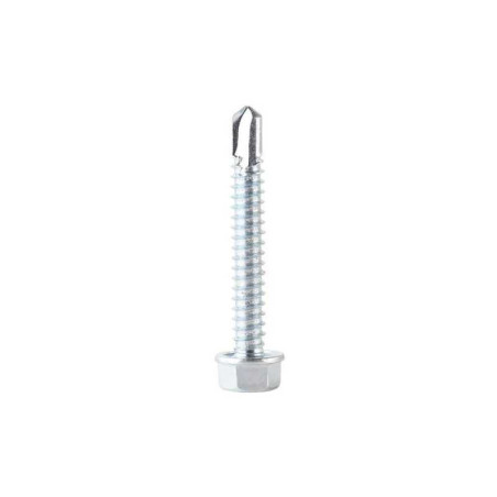 Vis à tôle tête hexagonale 6 3x45 acier zingue sac de 6  - Sanifer Tamatave
