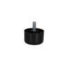  Pied plastique à visser diamètre 60 x h 40 mm  - Sanifer Tamatave