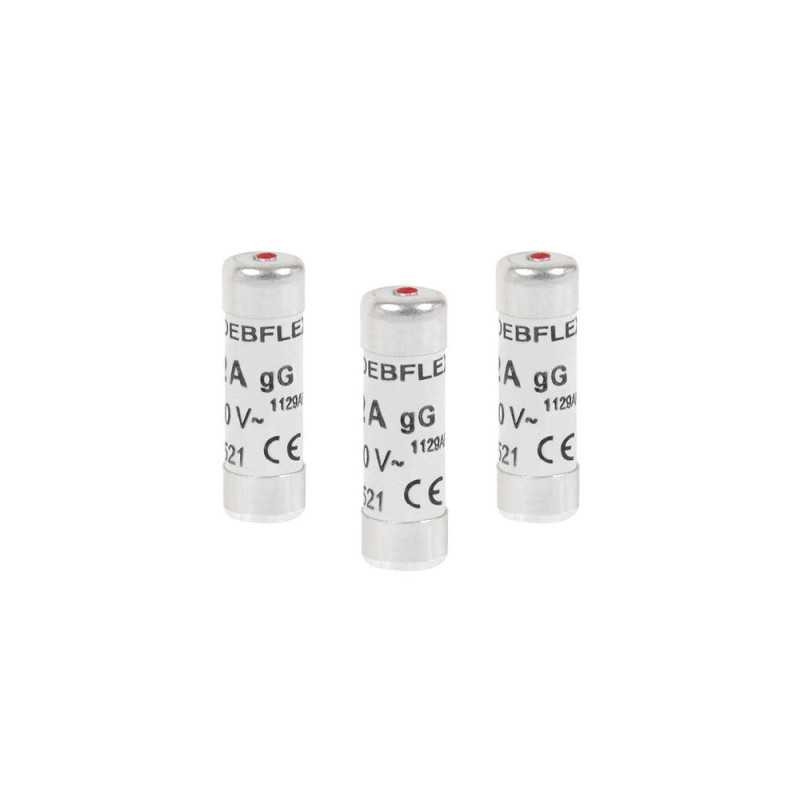 Lot de 3 fusibles céramique 25 a 10 3 x 31 5 mm  - Sanifer Tamatave