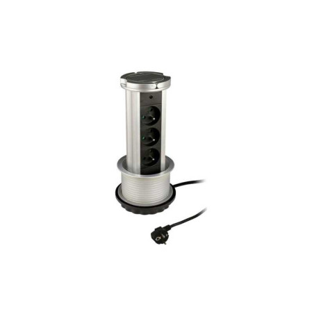  Bloc encastrable filaire 3 prises noir ZENITECH - Sanifer Tamatave