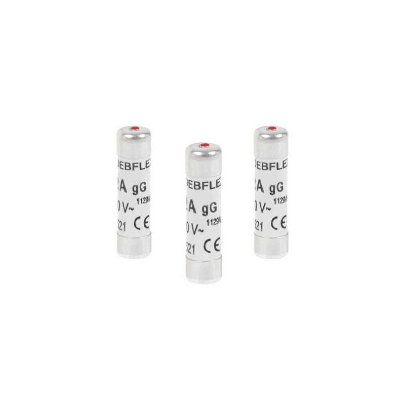  Lot de 3 fusibles céramique 16 a 8 5 x 31 5 mm  - Sanifer Tamatave