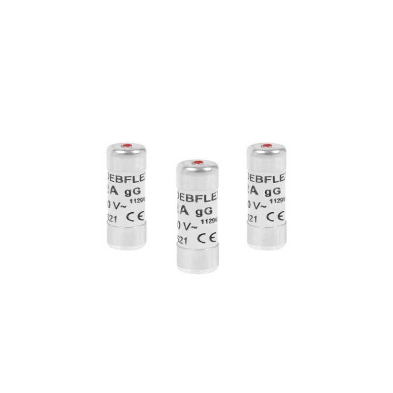  Lot de 3 fusibles céramique 10 a 10 3 x 25 8 mm  - Sanifer Tamatave