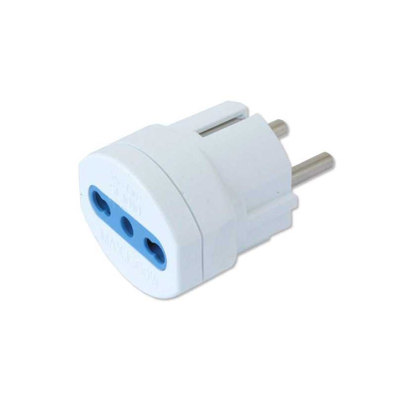  Adaptateur male france - femelle italie blanc  - Sanifer Tamatave