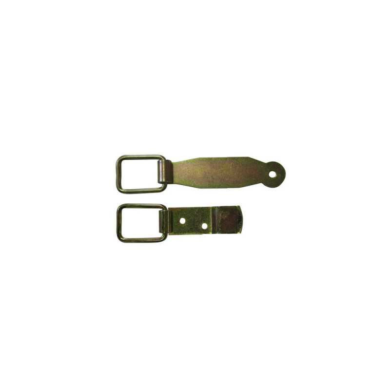  Loquet et support acier zingué h 65 x l 130 x p 10 mm  - Sanifer Tamatave