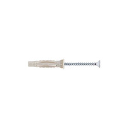  Lot de 100 chevilles et vis à expansion diamètre 5 mm x l.30 mm Standers  - Sanifer Tamatave