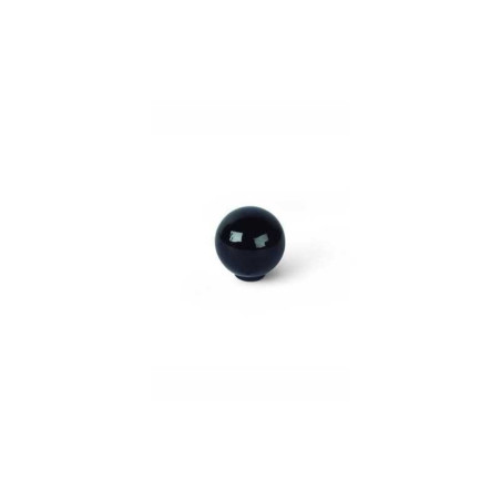  Lot de 6 boutons de meuble boule noir abs h 29 x l 28 x p 28 mm  - Sanifer Tamatave