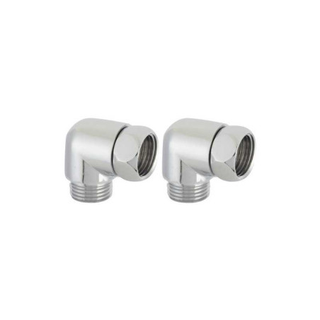  Lot de 2 raccords equette male femelle 15x21 écrou chrome  - Sanifer Tamatave
