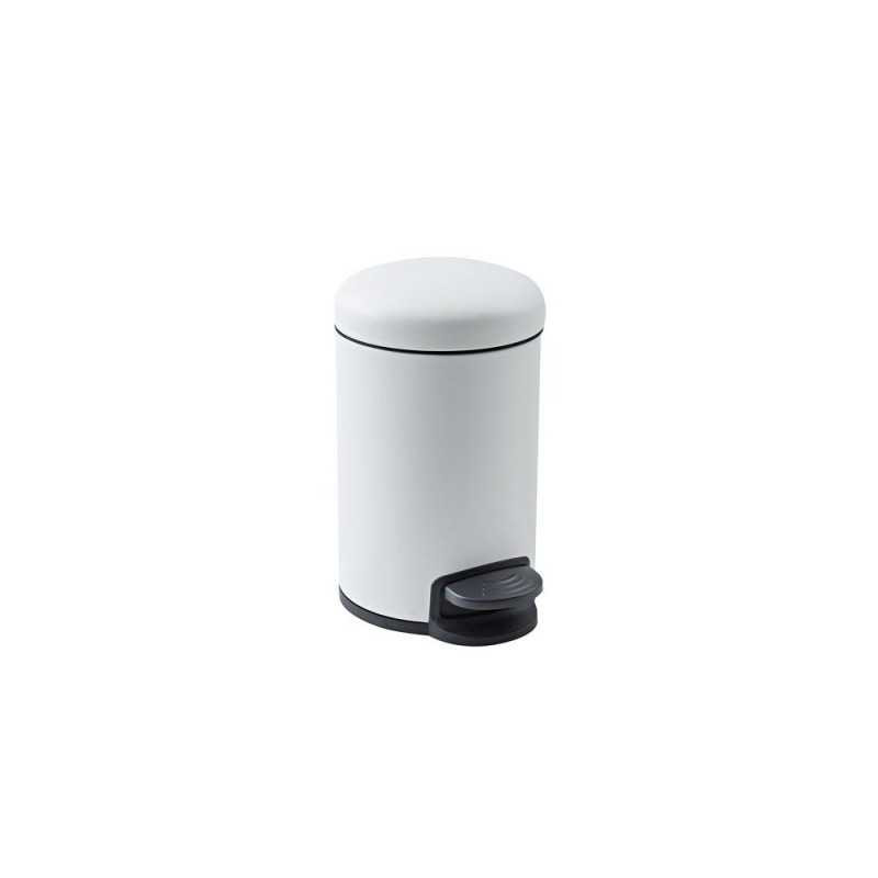  Poubelle de salle de bains blanc easy 3l SENSEA - Sanifer Tamatave