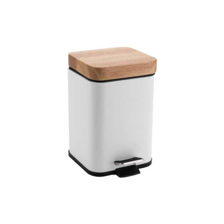 Poubelle de salle de bain 3 l blanc scandi Sensea  - Sanifer Tamatave