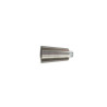  Lot de 2 embouts de tringle grise - argent clair pour tringle à rideau diamètre 20 mm  - Sanifer Tamatave