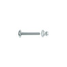  Lot de 15 boulons tête ronde acier zingué l.16 x diamètre 5 mm  Standers  - Sanifer Tamatave